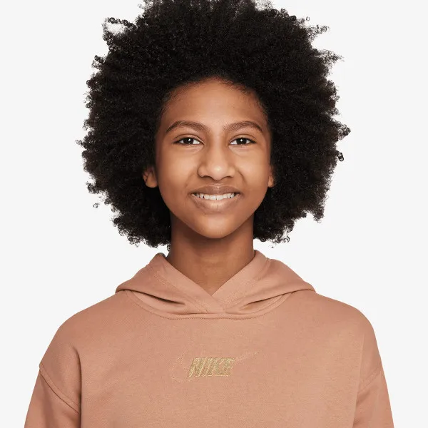 Nike G NSW CLUB FLC HDY DRSS SHNE 