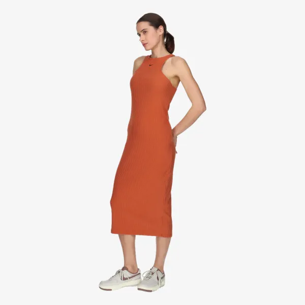 Nike W NSW NK CHLL KNT RIB MIDI DRS 