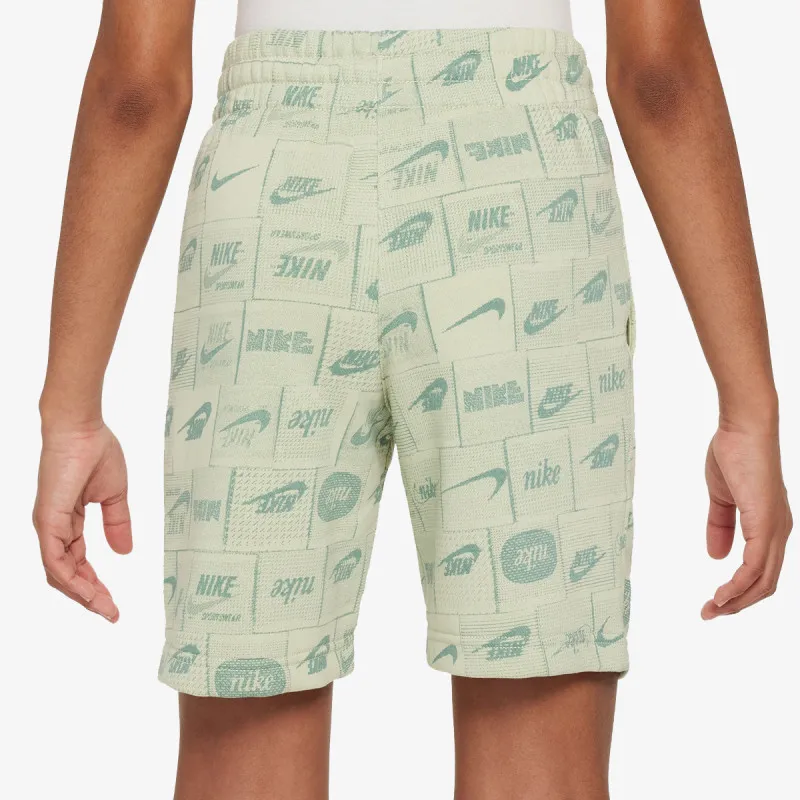 Nike K NSW CLUB FT SHORT AOP 