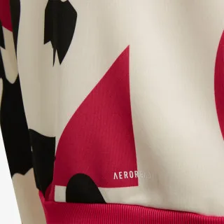 adidas AEROREADY Animal Print Warm-Up Zip-Pocket Regular  Top 