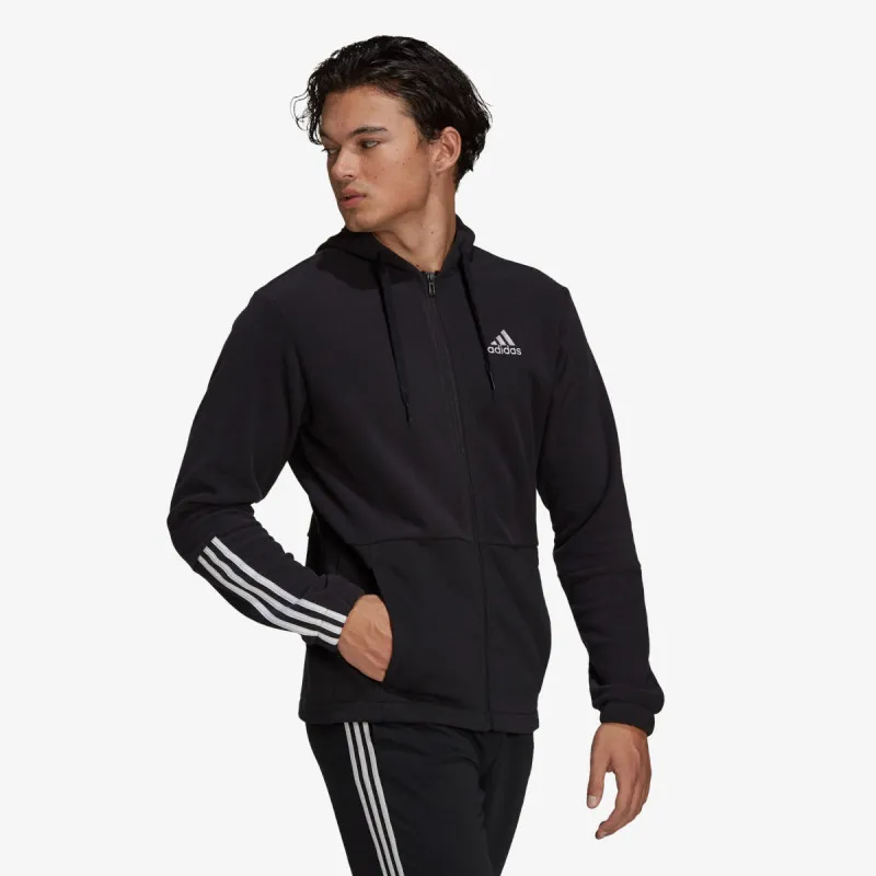 adidas ESSENTIALS POLAR FLEECE FULL ZIP 