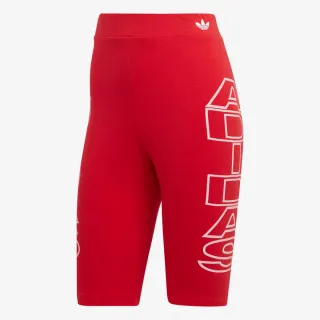 adidas LETTER SHORT TIGHTS MIDWAIST 