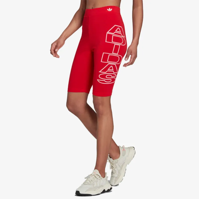 adidas LETTER SHORT TIGHTS MIDWAIST 