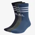 adidas 3-Stripes Cushioned Crew 