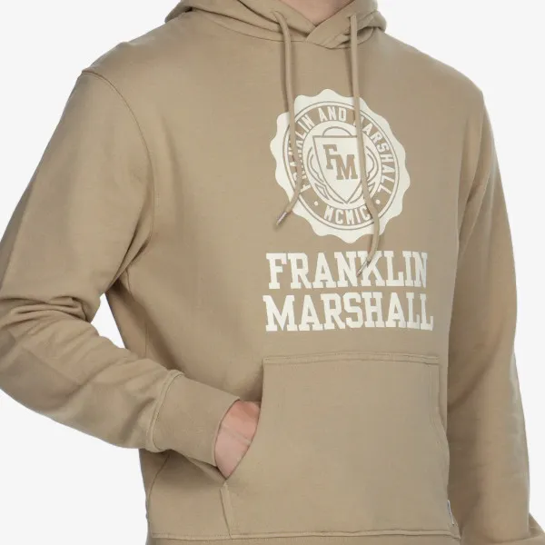 Franklin & Marshall DIAGONAL COTTON FLEECE 