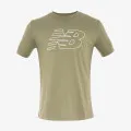 New Balance Flying NB T-Shirt Green 