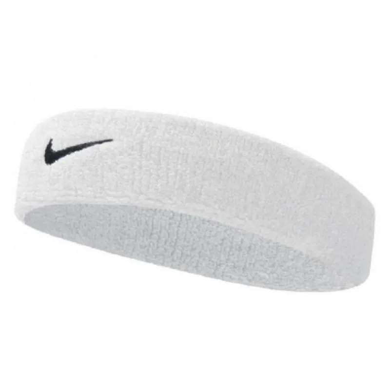 Nike NIKE SWOOSH HEADBAND WHITE/BLACK 