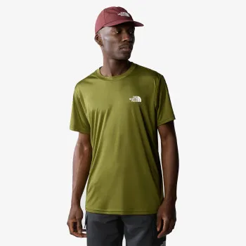 The North Face M REAXION RED BOX TEE - EU FOREST OLIVE 