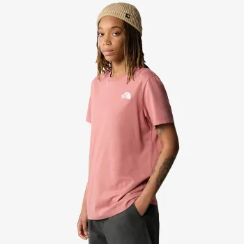 THE NORTH FACE W S/S RELAXED REDBOX TEE LIGHT MAHOGANY 