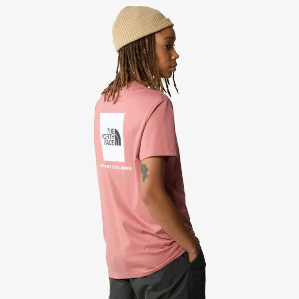 The North Face W S/S RELAXED REDBOX TEE LIGHT MAHOGANY 