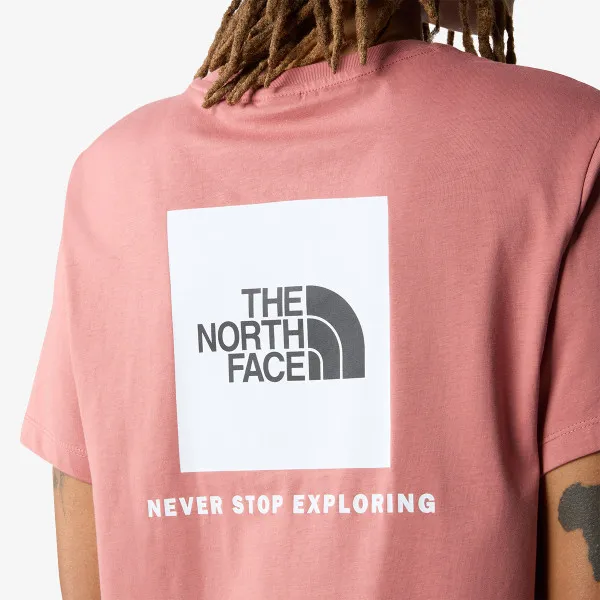 The North Face W S/S RELAXED REDBOX TEE LIGHT MAHOGANY 
