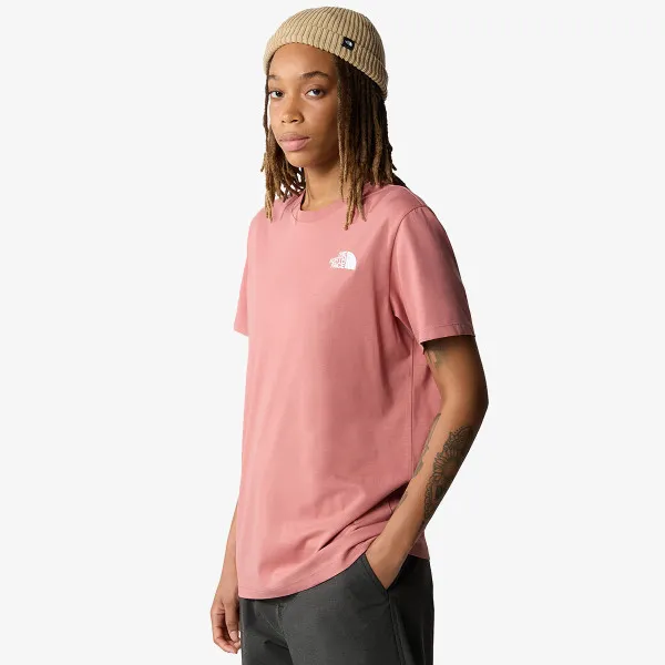 The North Face W S/S RELAXED REDBOX TEE LIGHT MAHOGANY 