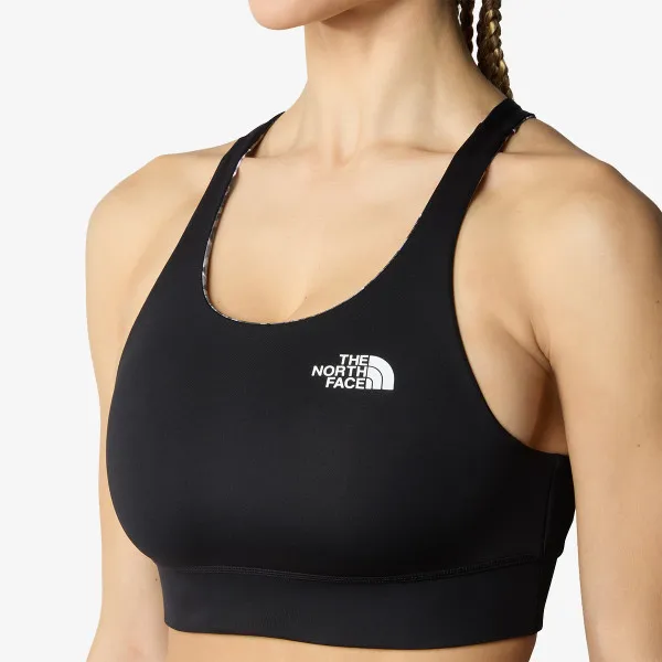 The North Face W FLEX REVERSIBLE BRA PRINT Asphalt Grey 