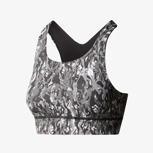 The North Face W FLEX REVERSIBLE BRA PRINT Asphalt Grey 