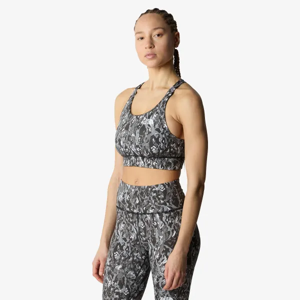 The North Face W FLEX REVERSIBLE BRA PRINT Asphalt Grey 