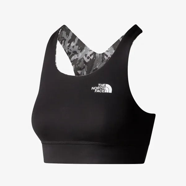 The North Face W FLEX REVERSIBLE BRA PRINT Asphalt Grey 