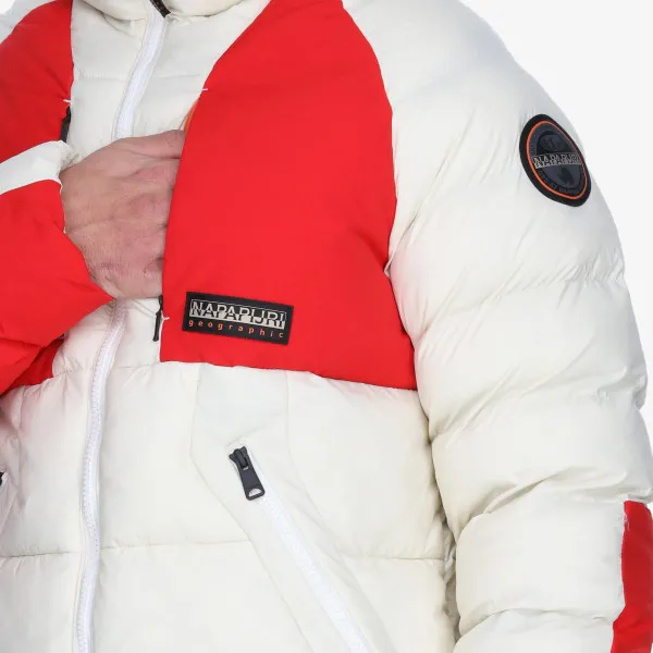 Napapijri A-MOESA PUF N1J BEIGE DIMITY 