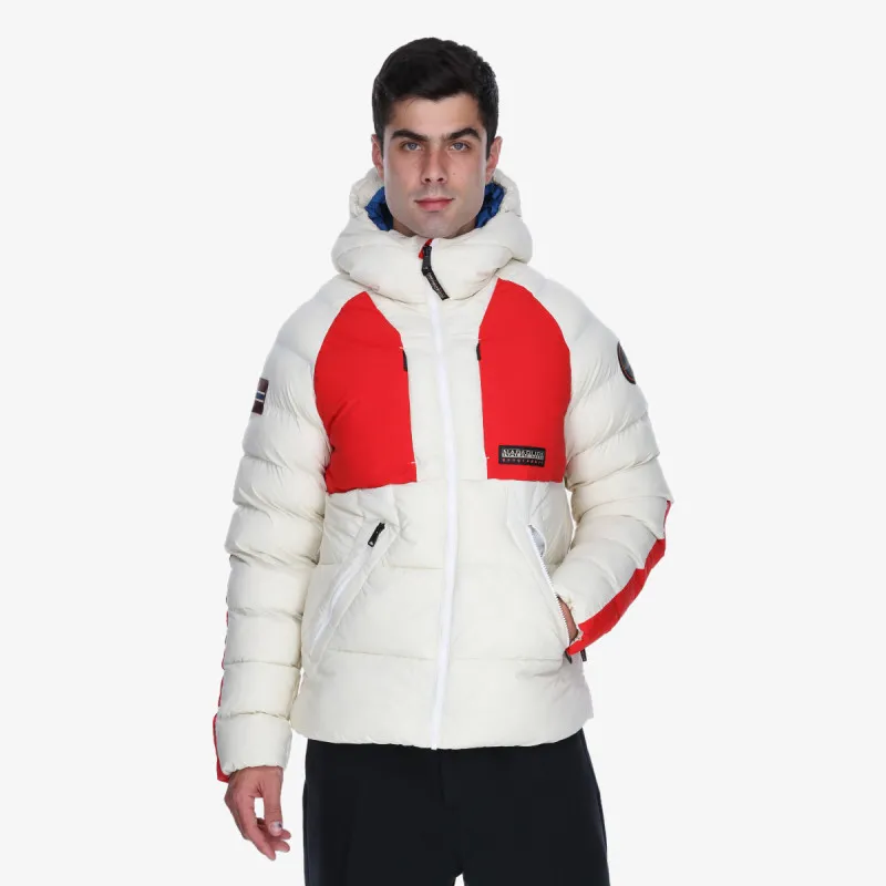 Napapijri A-MOESA PUF N1J BEIGE DIMITY 