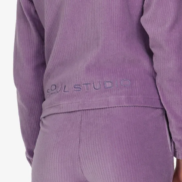 LUSSARI VELVET LOUNGE FULL ZIP HOODIE 