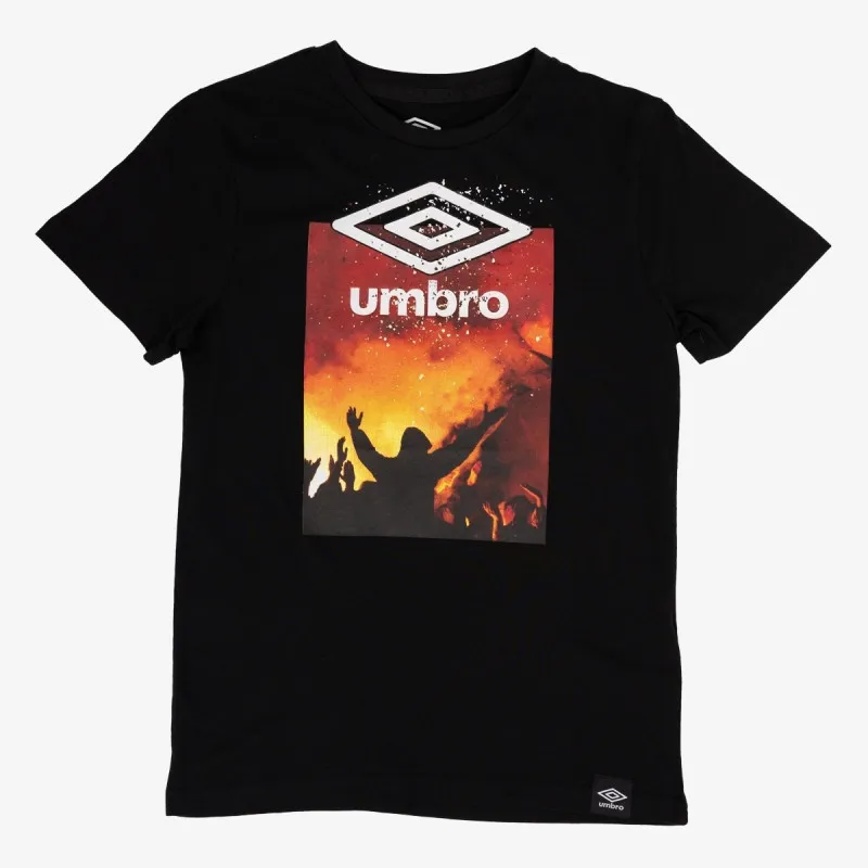 UMBRO LOGO FAN T SHIRT JNR 