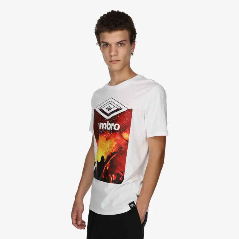 UMBRO LOGO FAN T SHIRT 