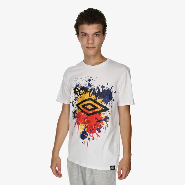 UMBRO ROMANIA FLAG T SHIRT 