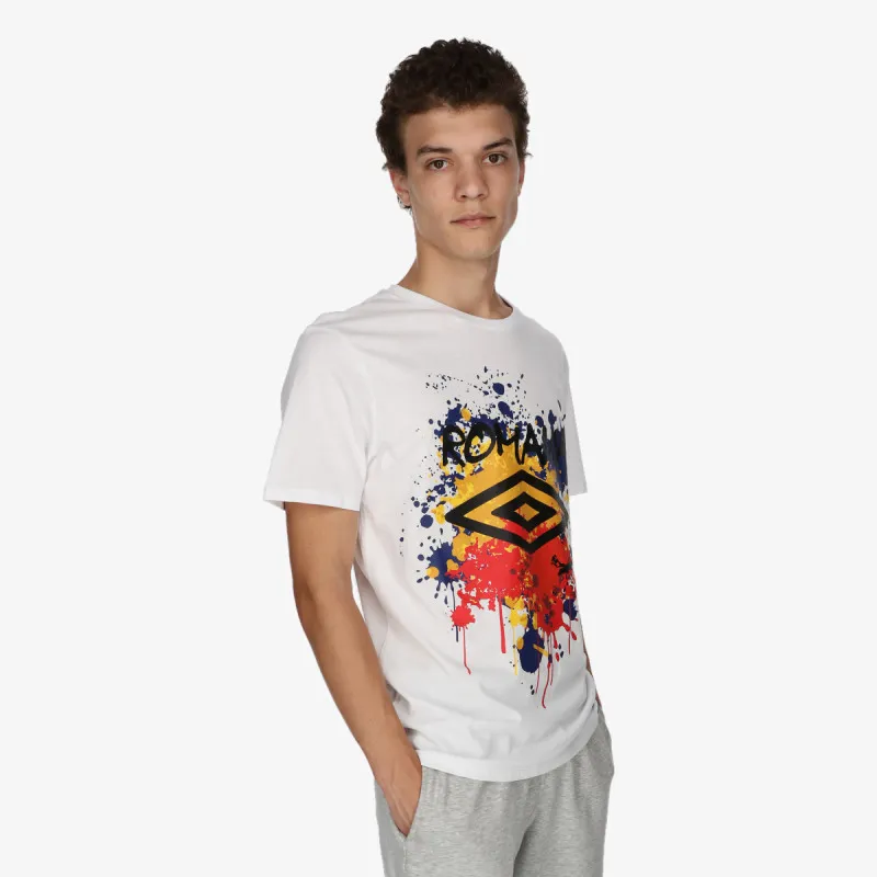 UMBRO ROMANIA FLAG T SHIRT 