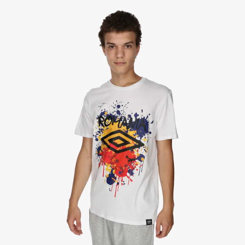 UMBRO ROMANIA FLAG T SHIRT 