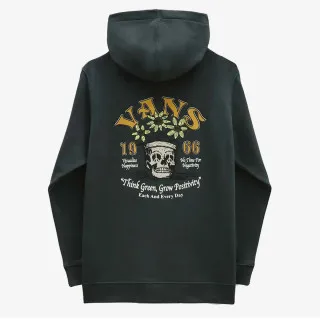 Vans PEACE HEAD HOODIE-B green gables, Medium 