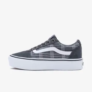 Vans WM Ward Platform PLDB BLACK, 10, Medium 