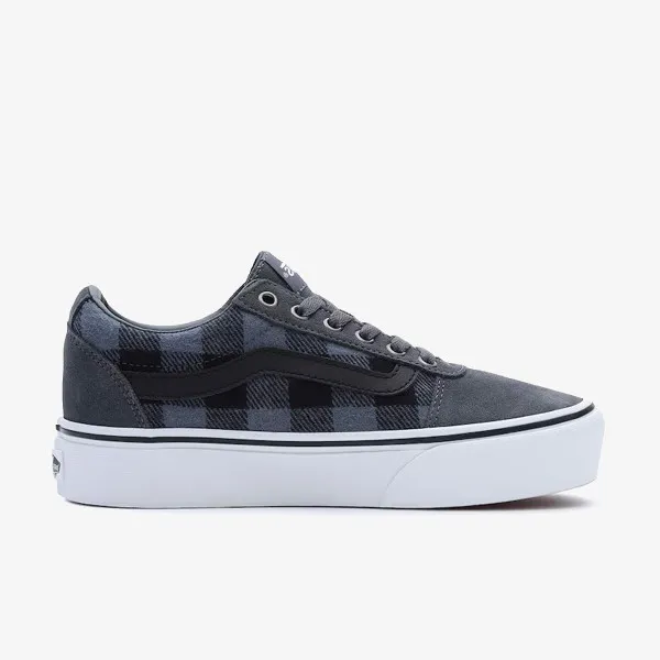 Vans WM Ward Platform PLDB BLACK, 10, Medium 