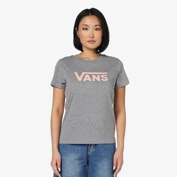 VANS WM DROP V SS CREW-B GREY HEATHE, X Small 