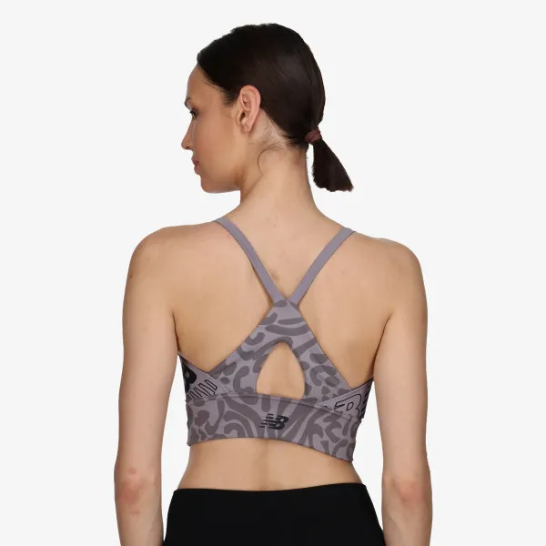 New Balance Relentless Printed Crop Bra 