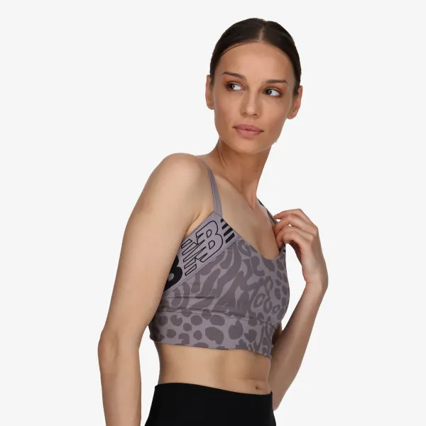 New Balance Relentless Printed Crop Bra 