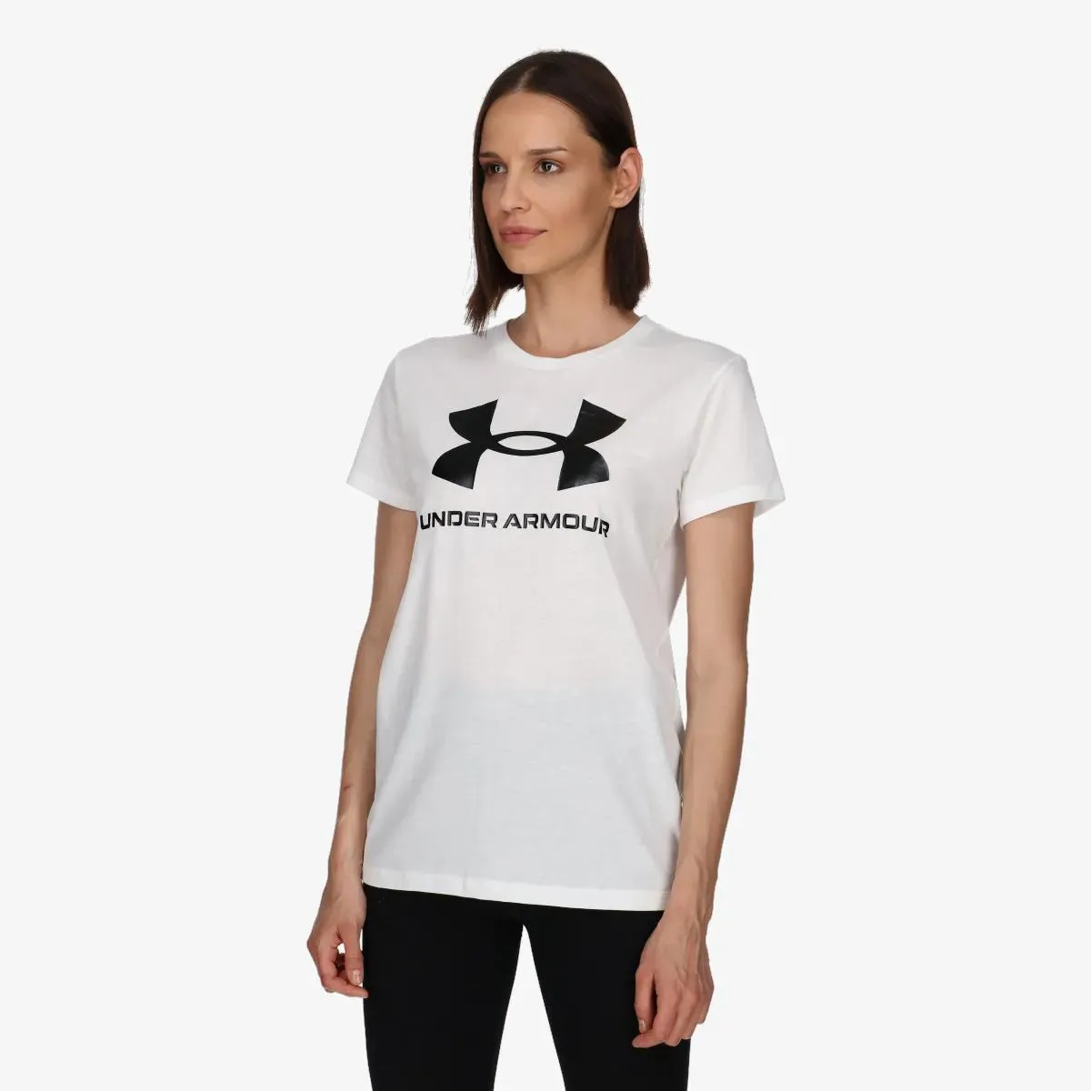 Under Armour Γυναικείο κοντομάνικο μπλουζάκι με στάμπα UA Sportstyle 